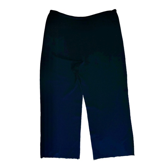 JEAN PAUL GAULTIER FUZZI BLACK WIDE LEG MESH PULL ON PANTS - Picture 6 of 8